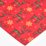 Red Reindeer Christmas Napkins, Set Of 4