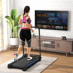 1-6 Km/h Folding Walking Treadmill W/ Remote Control | Blue