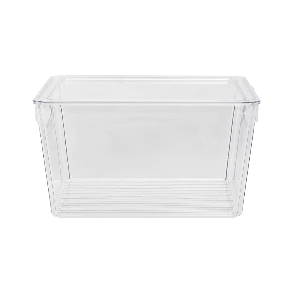Stackable Clear Fridge Organisers Storage Boxes | Set-of-9