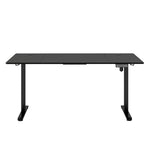 Electric Standing Desk  Adjustable Height Workstation Metal Frame Black | Black