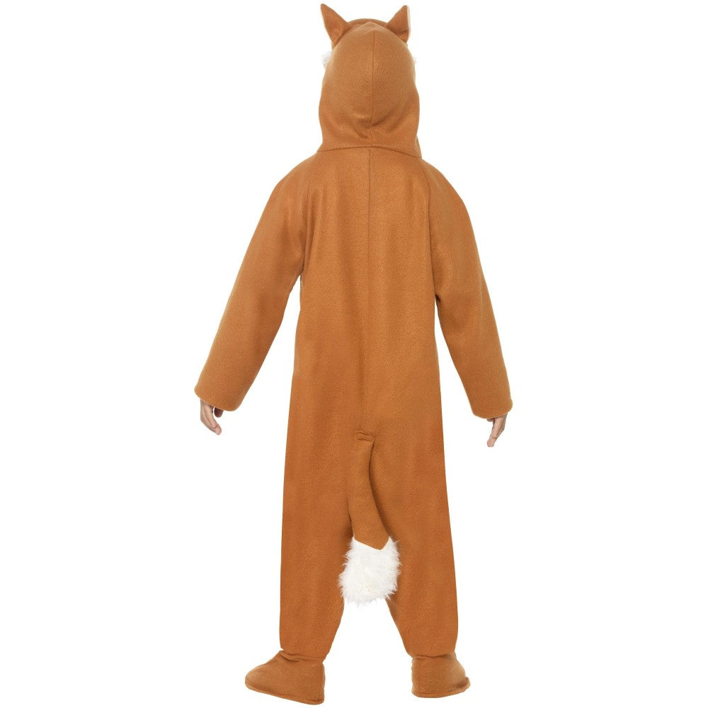 Fox Costume, Orange, With Hooded All In One & Tail | Age 7-9