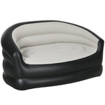 Outsunny Grey 2-person Inflatable Sofa