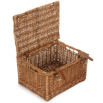 Light Steamed Windsor Wicker Picnic Basket | Large | Brown
