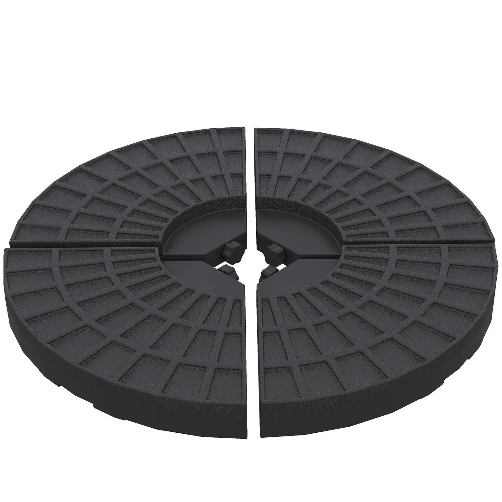 4pc Parasol Base, Up To 70kg, Outdoor