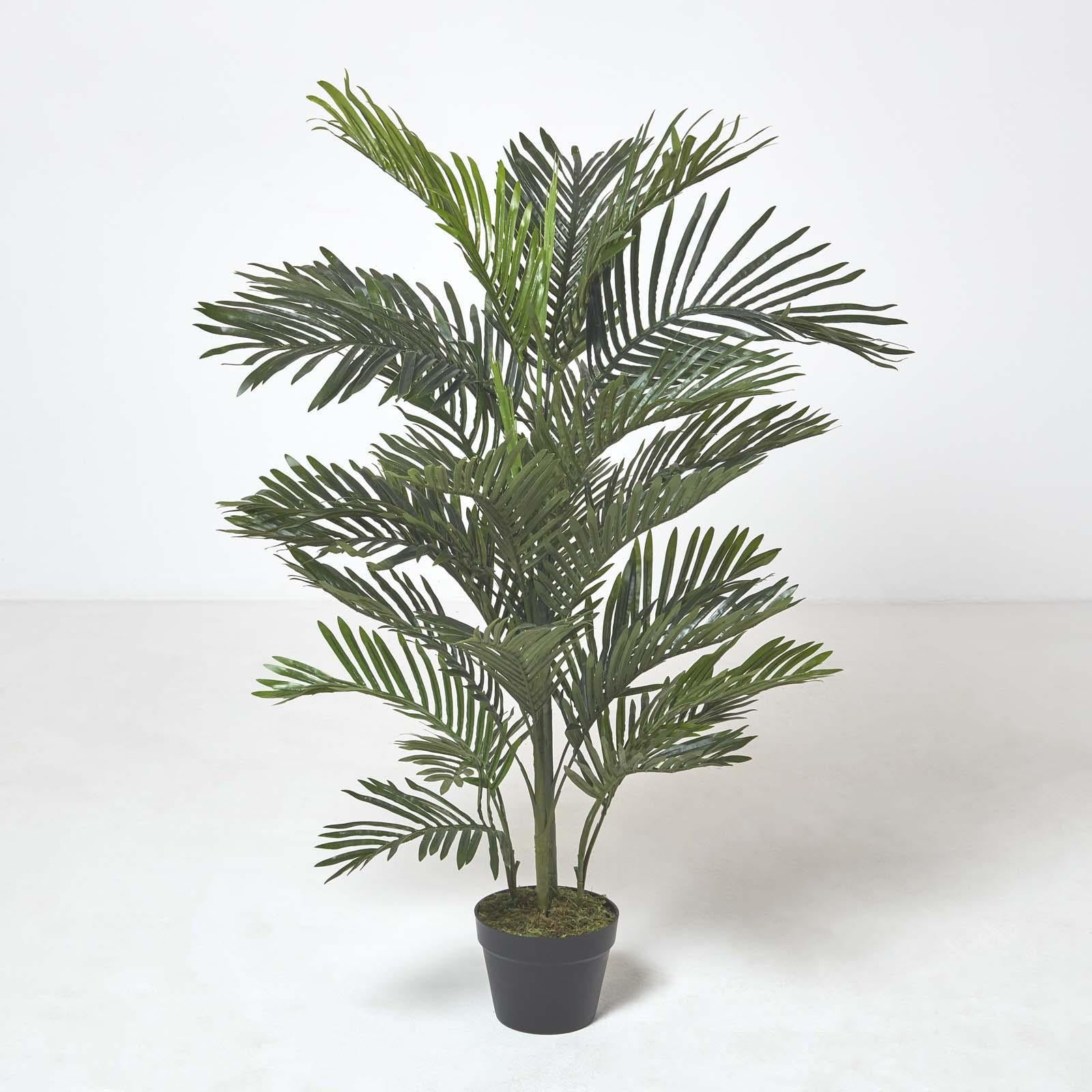 Multi Stem Green Palm Tree In Pot | 120cm | Green