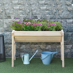 Raised Garden Bed, 108.5x60x80cm, Wooden
