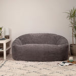 Soul Giant Cord 2-seater Bean Bag Chair | Charcoal