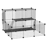 Pet Playpen Diy Small Animal Cage For Rabbit Ferret Chinchilla - Black