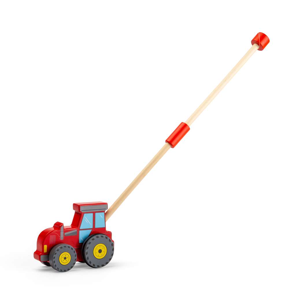 Bigjigs Toys Tractor Push Along