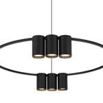 Pendant Light (circle) Genesis 10xgu10 | Black
