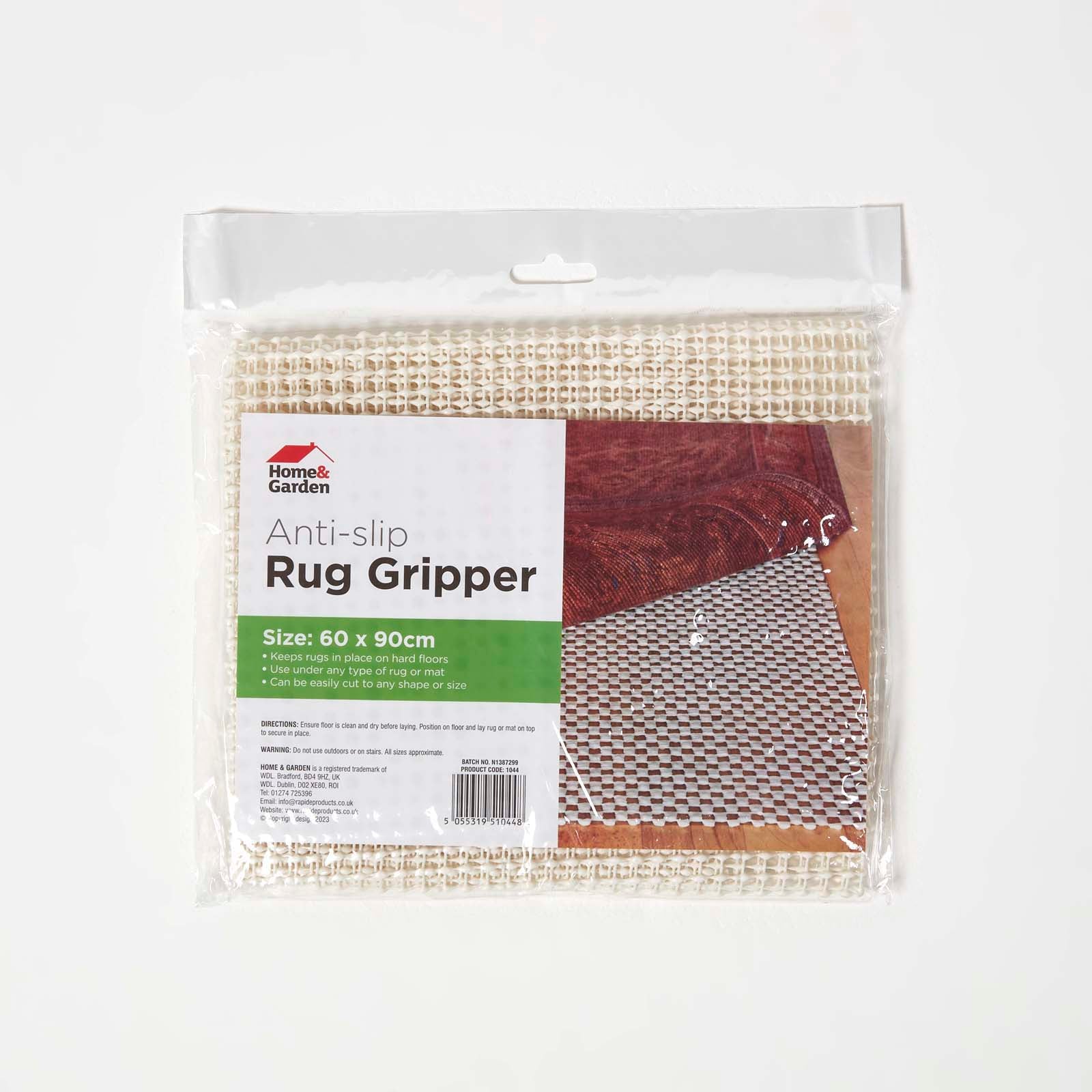 HOMESCAPES Cream Indoor Anti Slip Rug Grips Rug Gripper 60 X 90 Cm