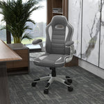 Gaming Chair Adjustable Flip Up Arms Grey