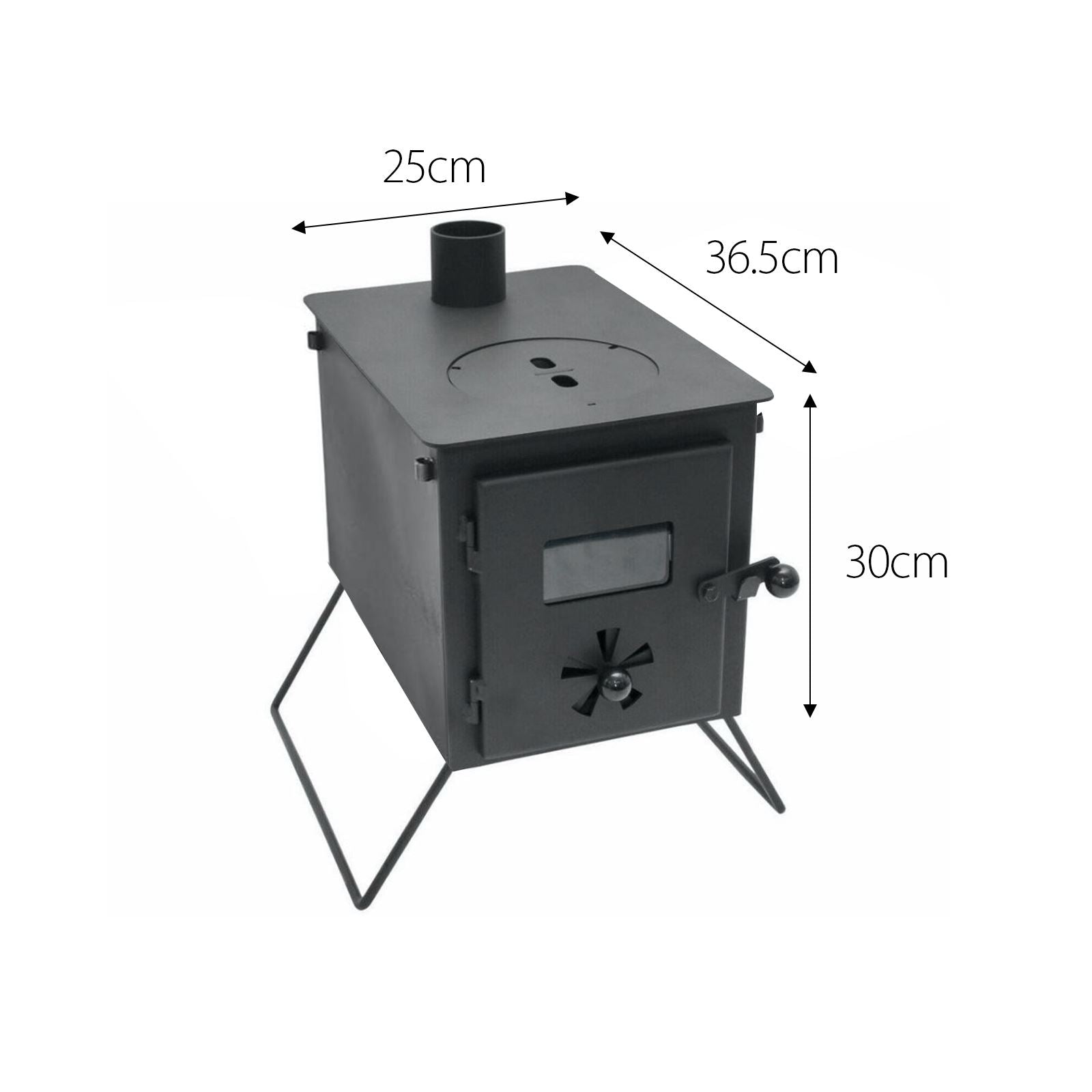 Pandora Portable Firebox Tent Stove | Charcoal