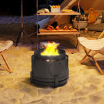 37cm Smokeless Fire Pit, Dark Grey