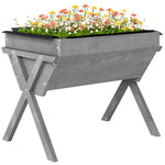 Wooden Raised Planter Stand For Vegetable & Flower