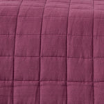 Cotton Quilted Reversible Bedspread | 150cm x 200cm | Purple
