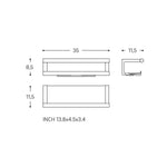 Bathroom Shelf, Organizer, Glass Wiper, Architect S+ Collection | Gold