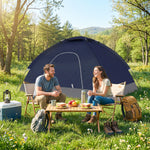 2 Person Camping Tent, Dome Tent With Storage Pocket | Blue