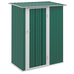 Outdoor Storage Shed Steel Garden Shed With Lockable Door | Forest Green