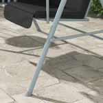 2 Seater Garden Swing Chair W/ Canopy, Drink Tray & Bag