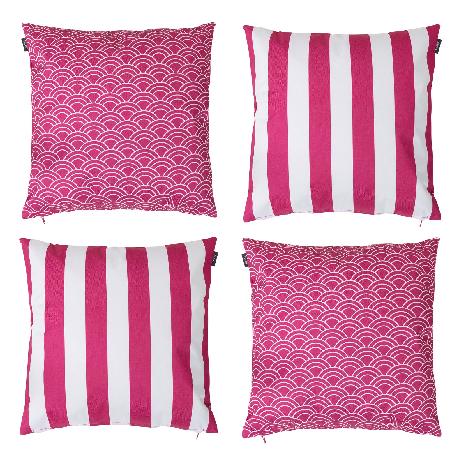 Deck Stripe Set Of 4 Outdoor Cushion
