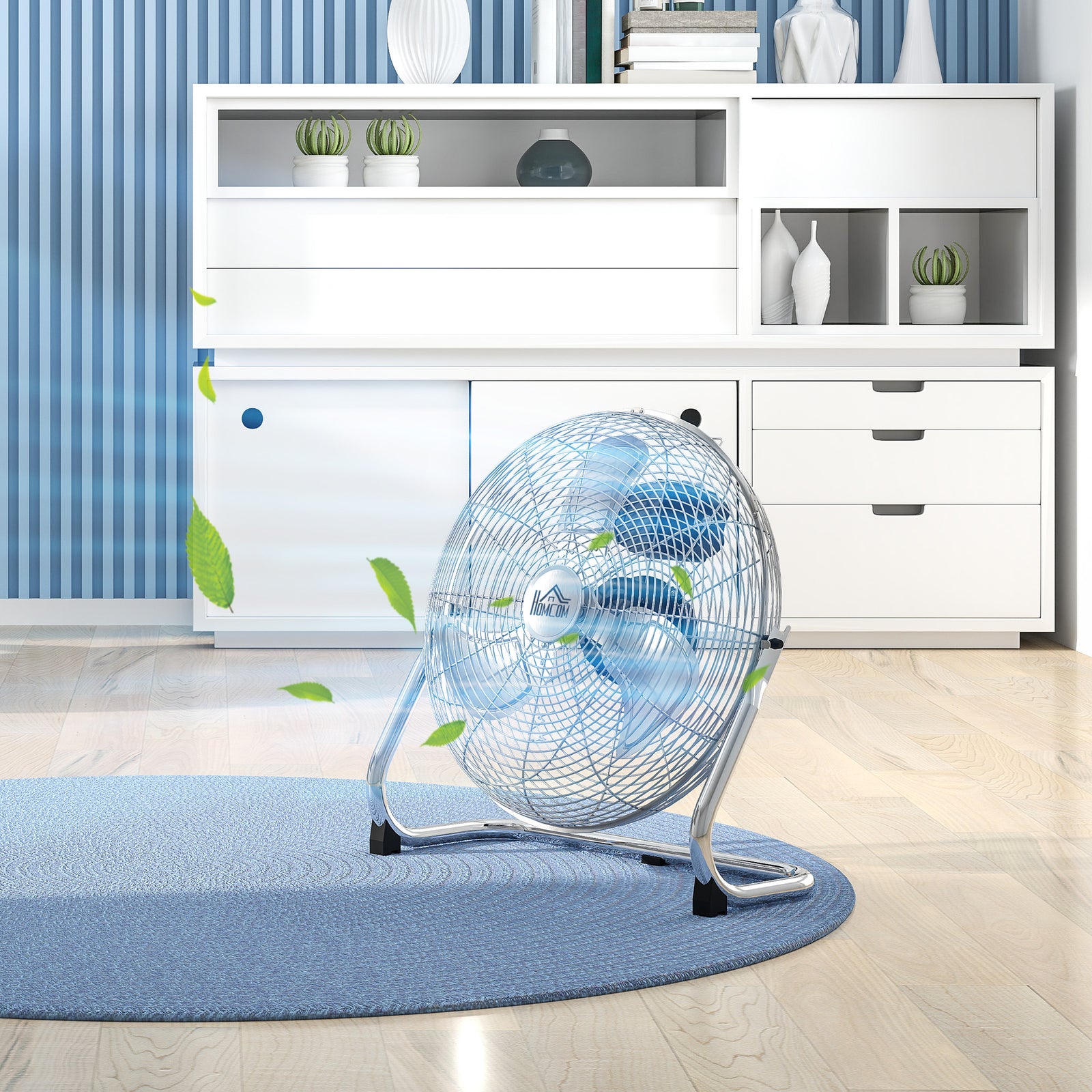 Metal Desk Fan, Electric Table Fan With 3 Speed Settings