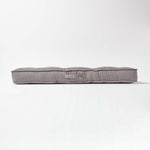 Cotton 2 Seater Booster Cushion | 50cm x 100cm | Charcoal Grey