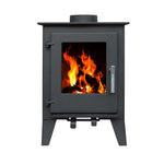 5kw Steel Wood Burning Stove Multi-fuel Fireplace St001 Defra Approved