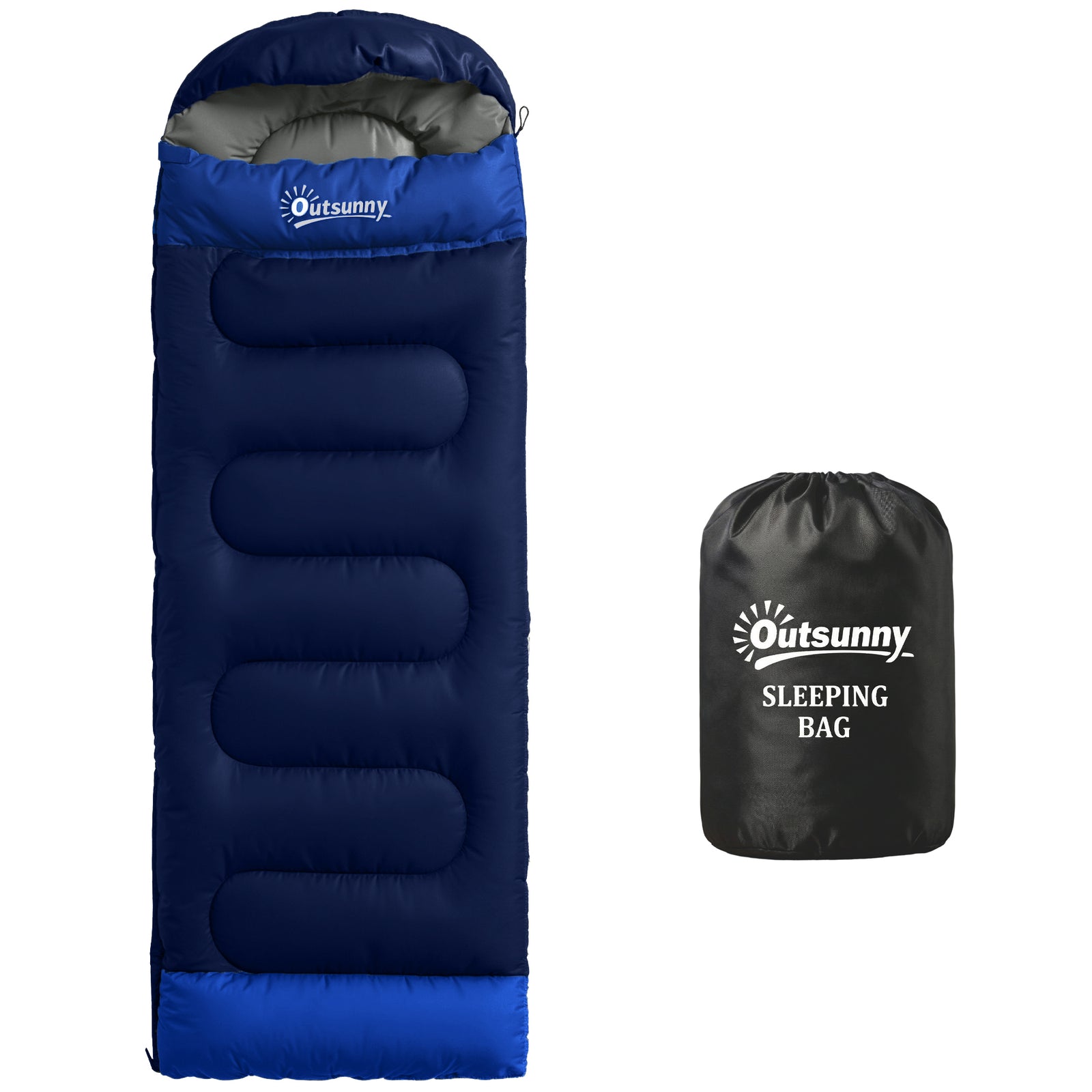 Sleeping Bag For Adults, Lightweight & Compact Sleeping Bag | Blue