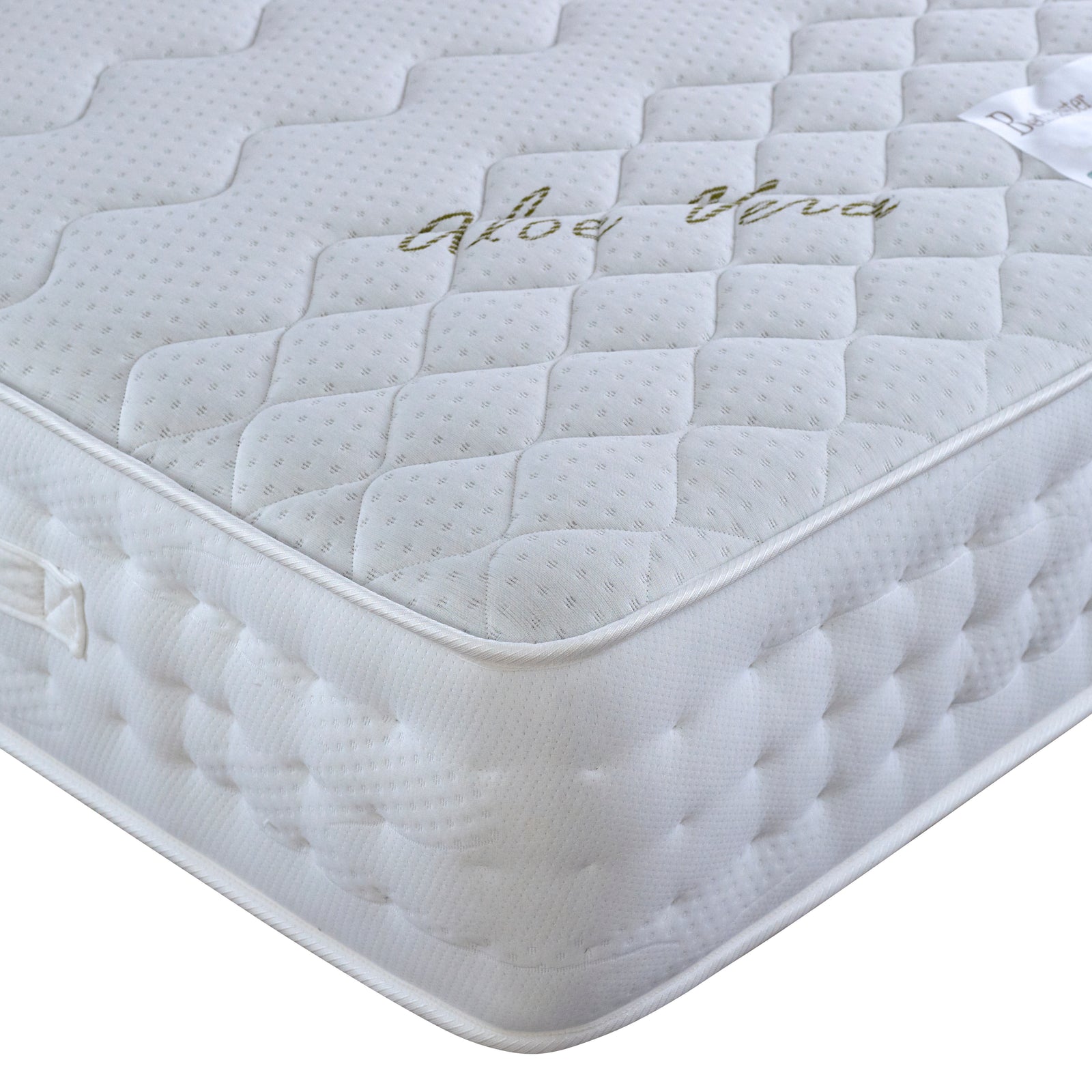 Aloe Vera 1000 Pocket Sprung Memory Foam Mattress | Single | White