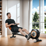 16-level Magnetic Rowing Machine W/ Lcd Monitor | Black