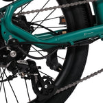 Virum 2025 Folding Bike - Lightweight E-bike | Green