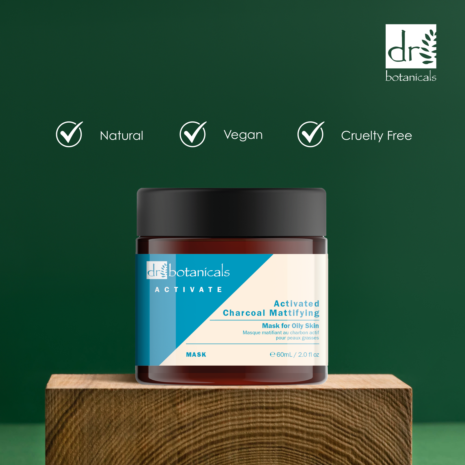 Activate Charcoal Anti-ageing Mattifying Mask For Oily Skin 60ml