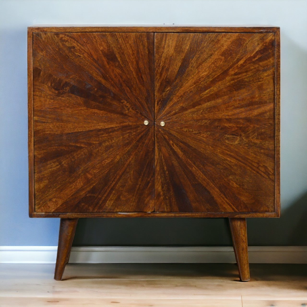 Artisan Furniture Solid Mango Wood Chestnut Sunrise Cabinet
