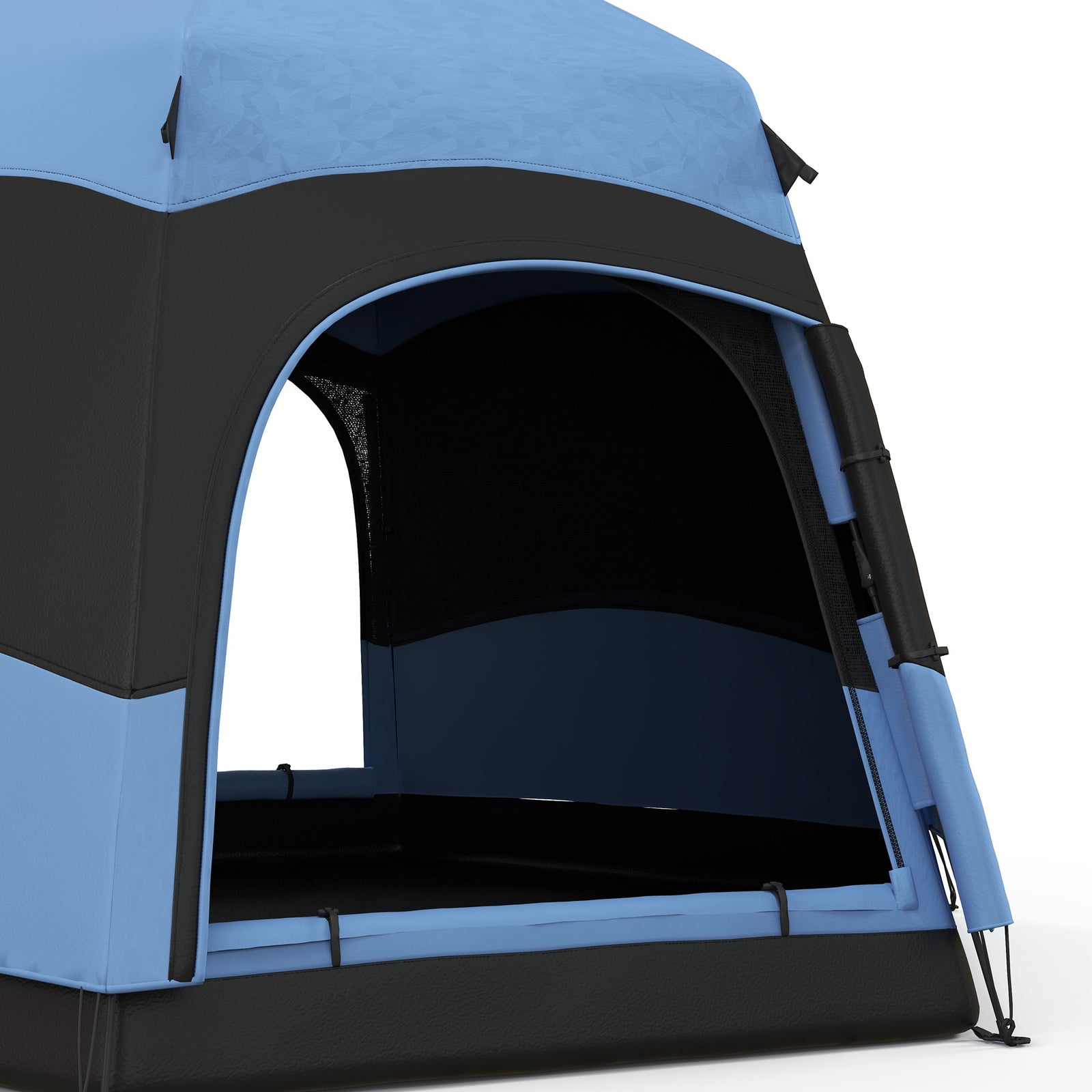 4 Person Pop Up Tent Camping Festival Hiking Shelter Family | Blue