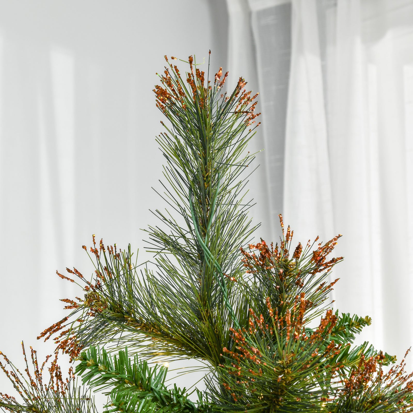 6ft Pre-lit Christmas Tree Artificial Spruce Tree Holiday Décor Stand | 6ft | Green