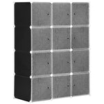 Diy Wardrobe Portable Interlocking Plastic Modular Closet