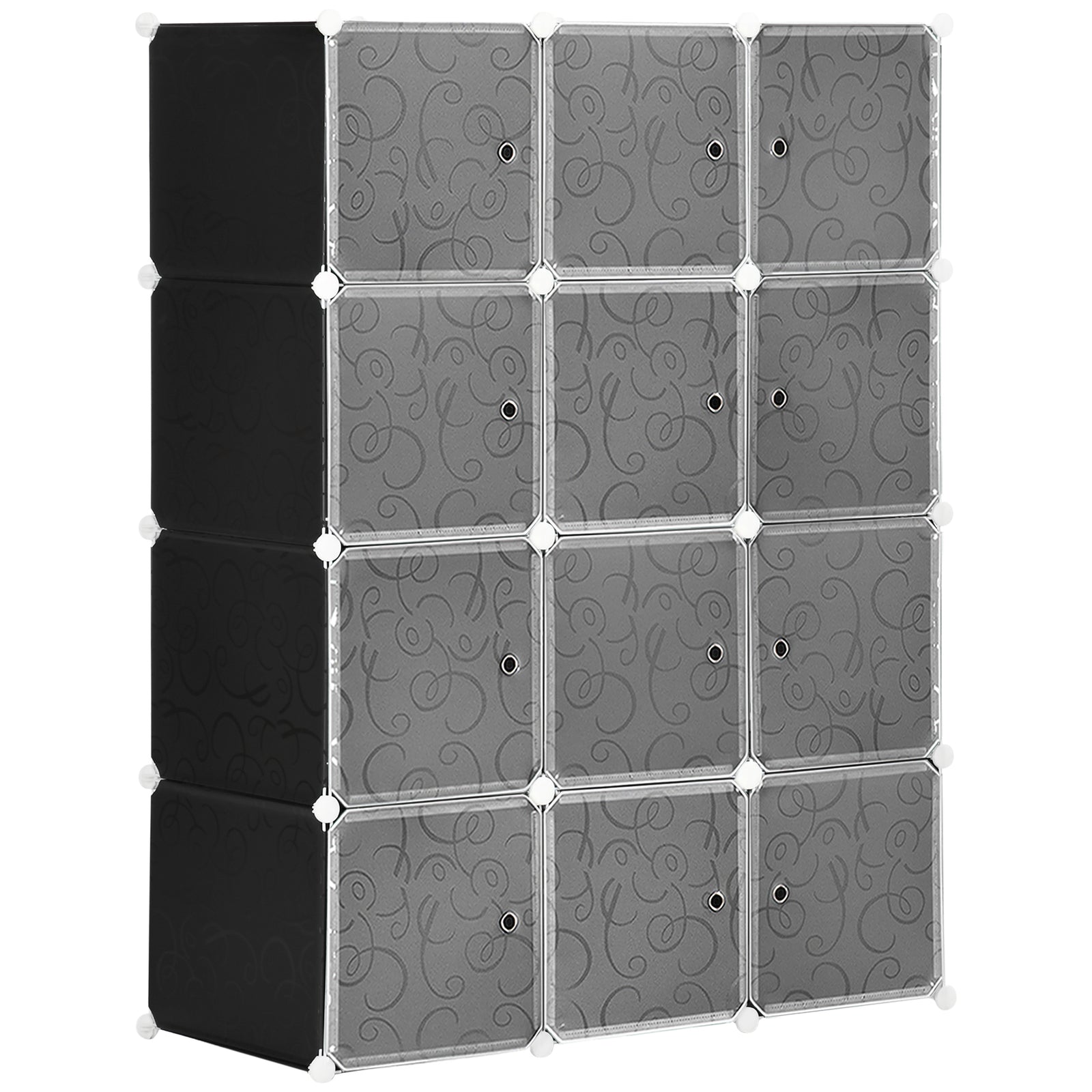 Diy Wardrobe Portable Interlocking Plastic Modular Closet