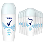 Women Roll On Cotton Dry Antiperspirant Deodorant 48hrs Protection, 12pk, 50ml | One Size