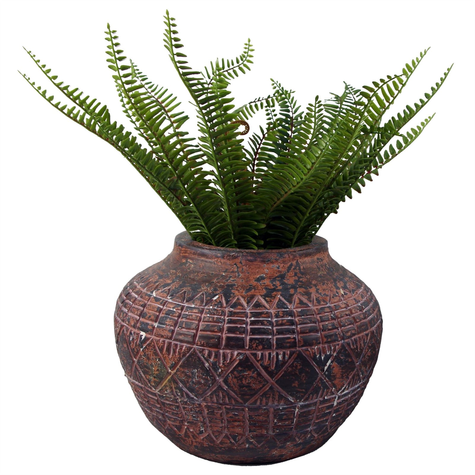 23cm X 30cm Large Aztec Vase Planter