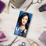 Live Intense Colour Permanent Hair Dye, 099 Deep Black