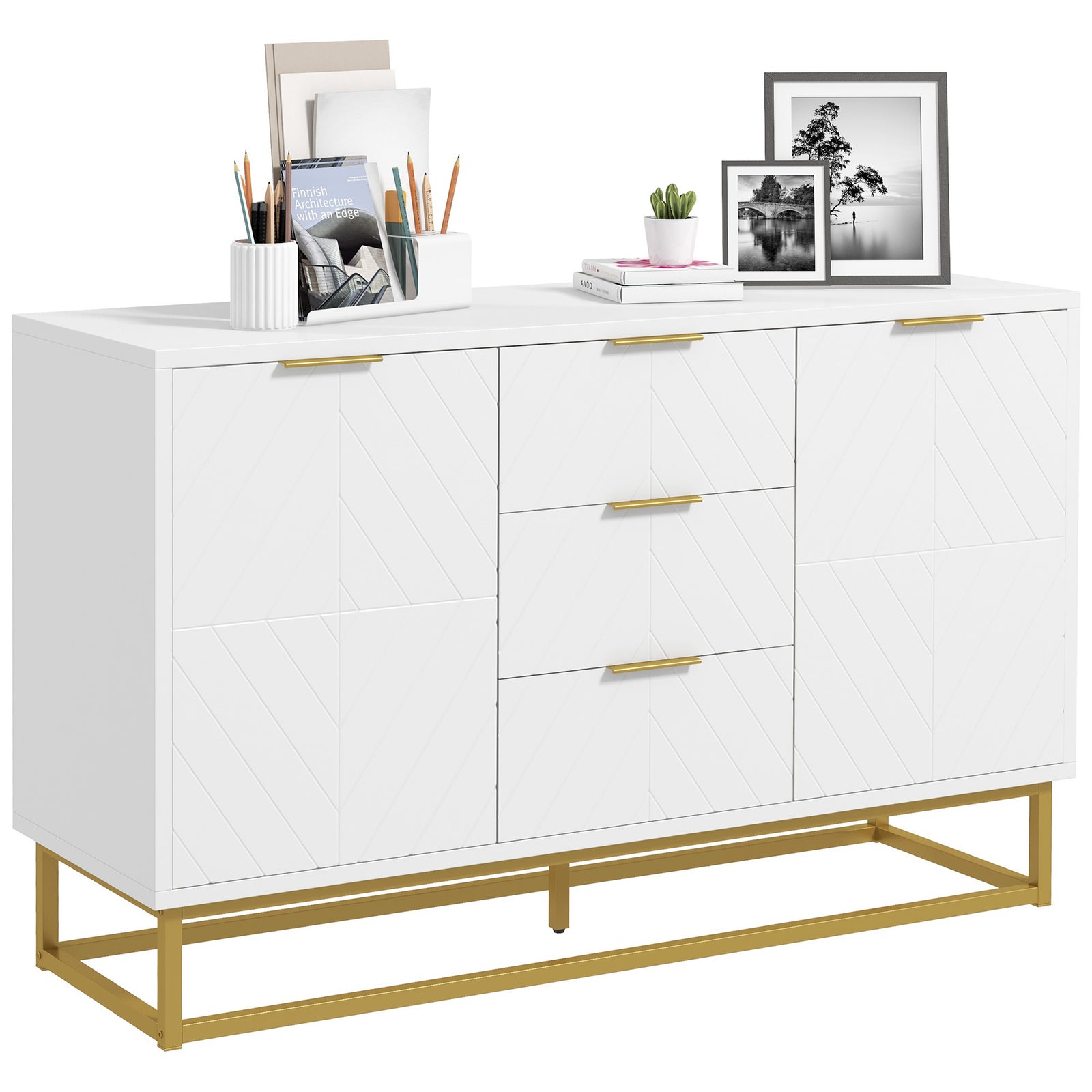 Modern Storage Cabinet Freestanding Cupboard Dresser