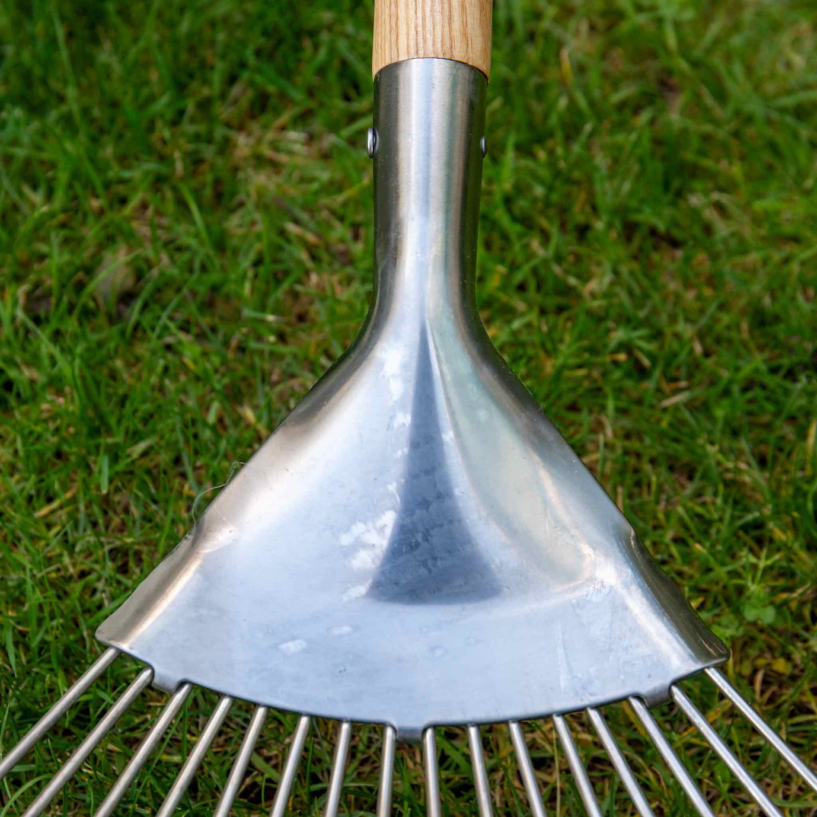 Garden Life Lightweight Stainless Steel Lawn Rake