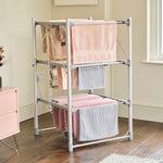 3 Tier Heated Clothes Airer Dryer With Cover
