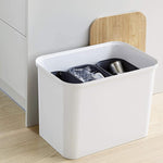 Collect Recycling Solution Bin & Lid Gift Set 76 L, White/taupe/birch
