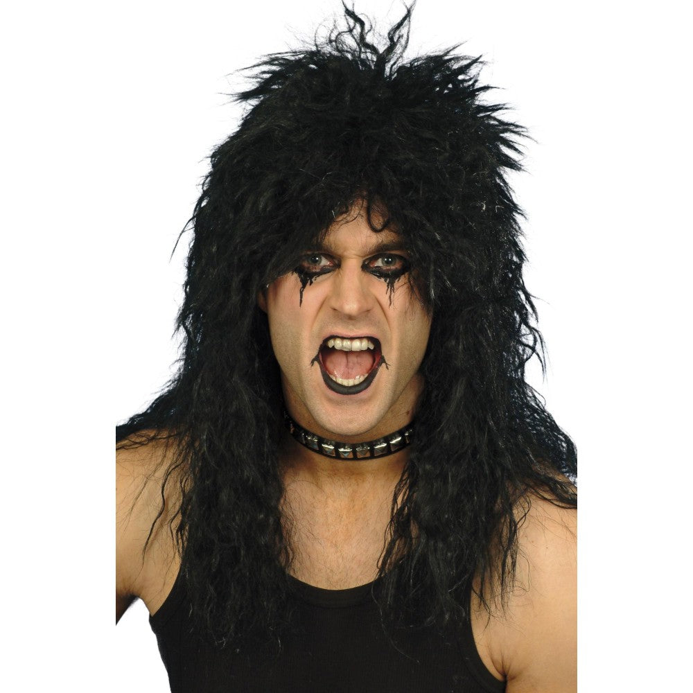 Hard Rocker Long Wig | Black