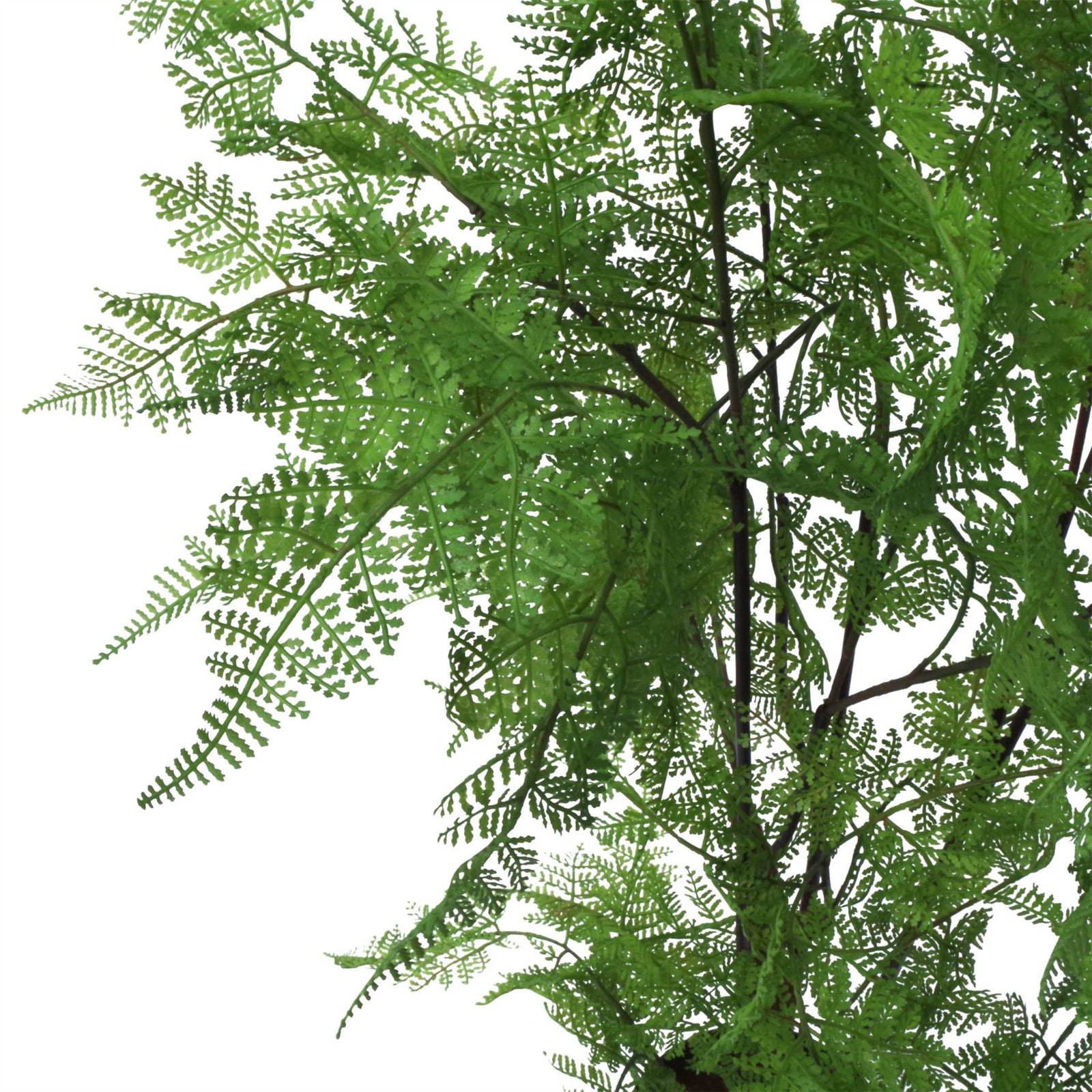 150cm Artificial Natural Moss Base Fern Foliage Plant With Copper Metal Plater