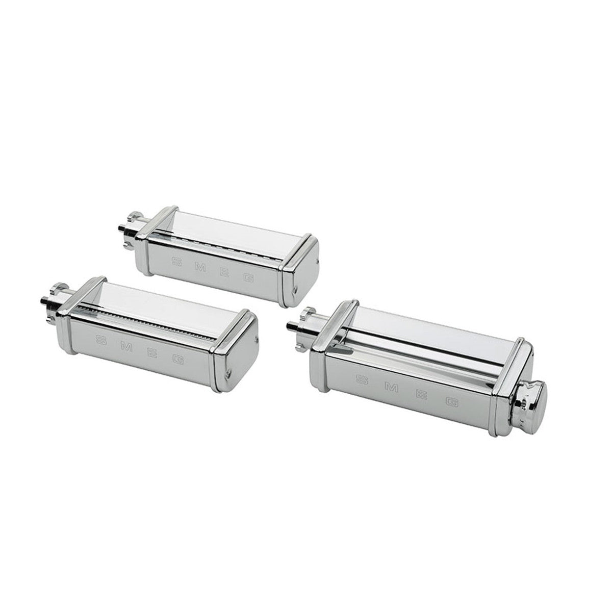 Smpc01 50's Retro Three Piece Pasta Roller And Cutter Set | Red