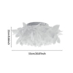 53cm Diameter Dandelion - Shaped Ceiling Light With Dimmable Remote