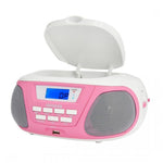 Bbtu-300 Boombox Portable Cd Radio | Pink